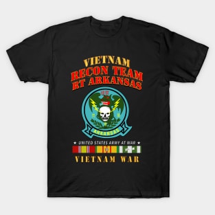 Recon Team - RT Arkansas - Dragon - Vietnam War w VN SVC T-Shirt